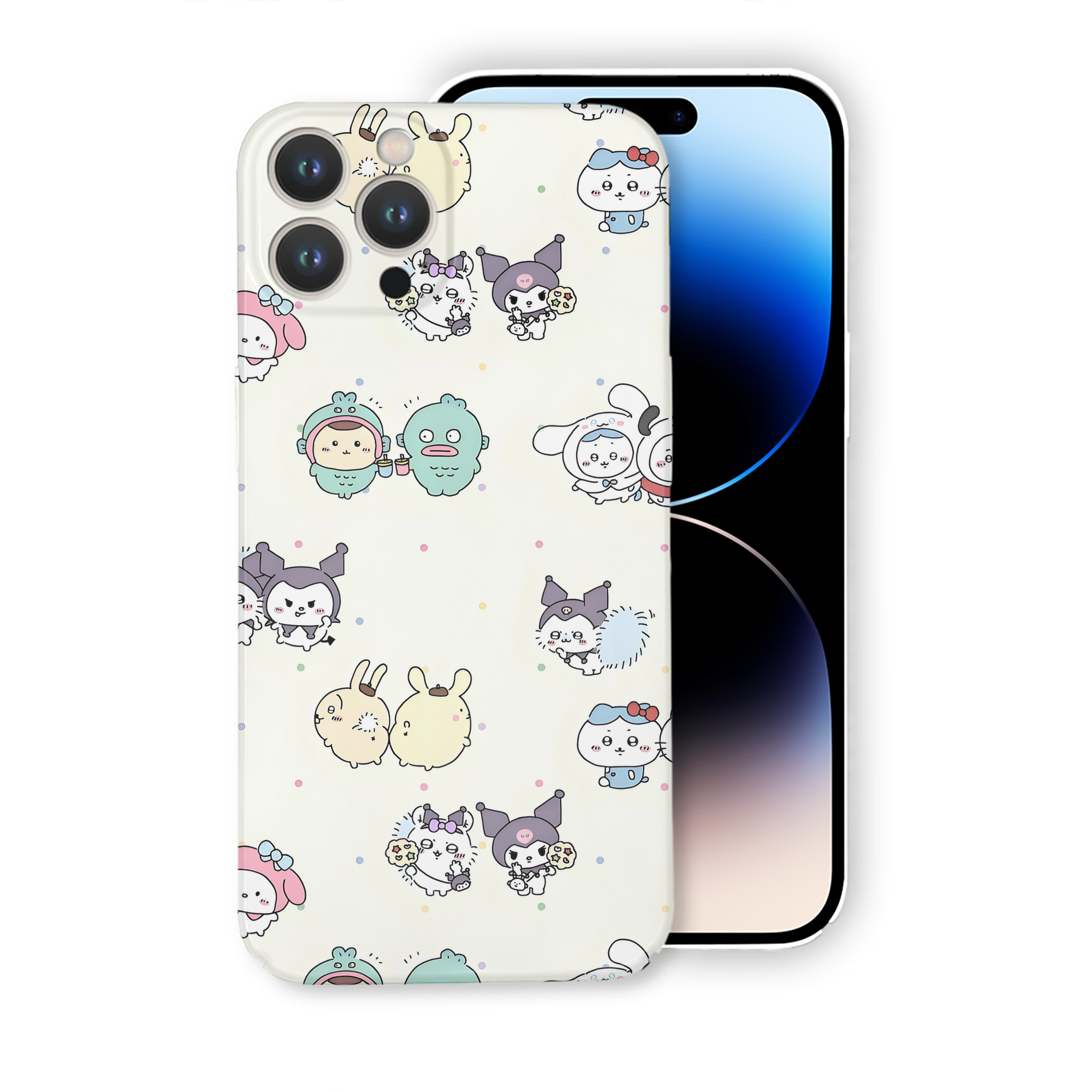 （画像用） ちいかわ Chii-kawa 【iPhone 14シリーズ対応】ハードケース